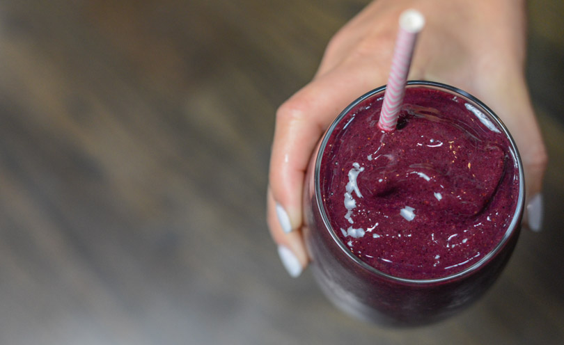 Power of the purple smoothie featured.